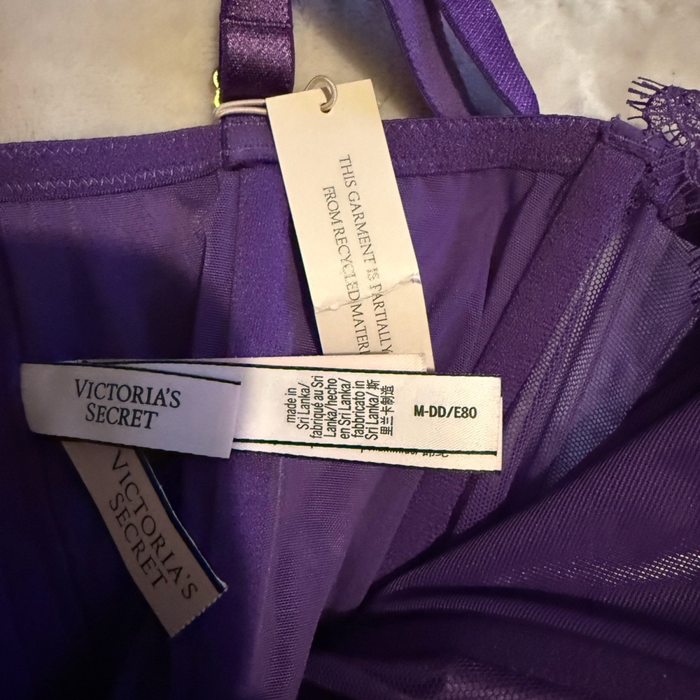Victoria's Secret Purple Lace Bustier - Picture 5 of 6
